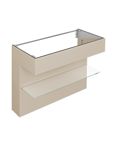 Keuco Edition 11 Art Waschtischunterschrank 32510521200 120x87x49cm, mit Ablage, Lack seidenmatt, sand