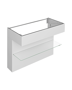 Keuco Edition 11 Art Vanity unit 32510551201 120x87x49cm, with shelf, interior lighting, satin finish, Manhattan