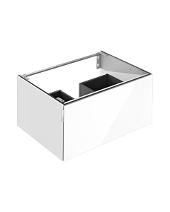 Meuble sous-vasque Keuco Edition 11 Art 32511300800 80x35x49cm, tiroir frontal 2000 , finition satinée, verre, blanc