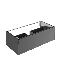 Keuco vanity unit Edition 11 Art 32511341201 120x35x49cm, 2000 front pull-out, interior lighting, satin finish lacquer, glass satined, smoke