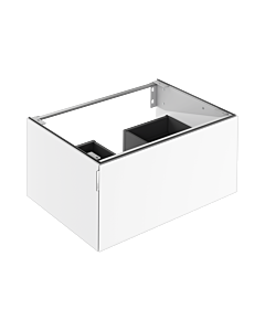 Meuble sous-vasque Keuco Edition 11 Art 32511840800 80x35x49cm, tiroir frontal 2000 , verre satiné, blanc