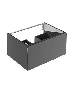 Meuble sous-vasque Keuco Edition 11 Art 32511870800 80x35x49cm, tiroir frontal 2000 , verre satiné, fumé