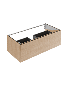 Keuco vanity unit Edition 11 Art 32511891200 120x35x49cm, 2000 front pull-out, veneer, Eiche hell