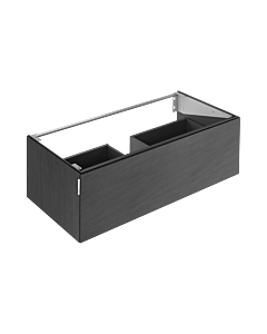 Keuco Edition 11 Art vanity unit 32511921200 120x35x49cm, 2000 front pull-out, Bathroom ceramics , basalt