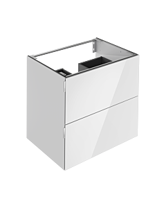 Keuco Edition 11 Art Vanity unit 32512350800 80x70x49cm, 2 front drawers, satin finish, glass, Manhattan