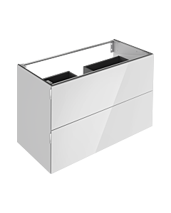Keuco Edition 11 Art Vanity unit 32512351201 120x70x49cm, 2 front drawers, interior lighting, satin finish, glass, Manhattan