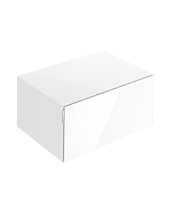 Keuco Edition 11 Art Sideboard 32541300800 80x35x49cm, 2000 front pull-out, satin lacquer, glass, white