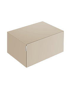 Keuco Edition 11 Art sideboard 32541850801 80x35x49cm, 2000 front pull-out, interior lighting, satin-finished glass, sand