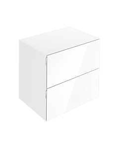 Keuco Edition 11 Art Sideboard 32542300801 80x70x49cm, 2 front drawers, interior lighting, satin finish, glass, white