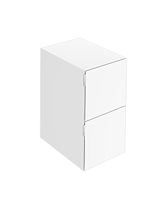 Keuco Edition 11 Art Sideboard 32542310400 40x70x49cm, 2 front drawers, satin lacquer, satin glass, white