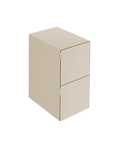 Keuco Edition 11 Art Sideboard 32542320400 40x70x49cm, 2 front drawers, satin lacquer, satin glass, sand