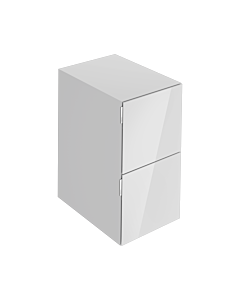 Keuco Edition 11 Art Buffet 32542350400 40x70x49cm, 2 tiroirs frontaux, laque satinée, verre, Manhattan