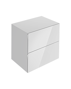 Keuco Edition 11 Art Sideboard 32542350800 80x70x49cm, 2 front drawers, satin finish, glass, Manhattan