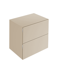 Keuco Edition 11 Art Buffet 32542520800 80x70x49cm, 2 tiroirs frontaux, finition satinée, sable