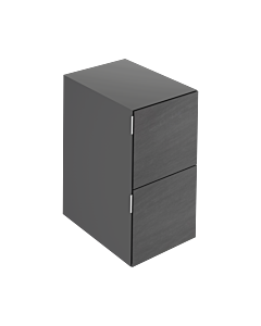 Keuco Edition 11 Art Sideboard 32542820400 40x70x49cm, 2 Frontauszüge, Lack seidenmatt, Keramik, smoke, basalt