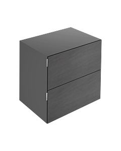 Keuco Edition 11 Art Sideboard 32542820801 80x70x49cm, 2 front drawers, interior lighting, satin finish, Bathroom ceramics , smoke, basalt