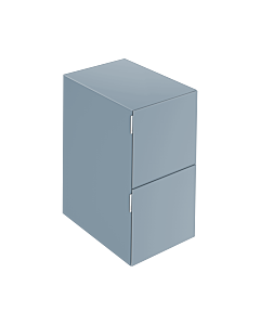 Keuco Edition 11 Art Sideboard 32542860401 40x70x49cm, 2 front drawers, interior lighting, satin-finished glass, blue satin