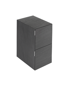 Keuco Edition 11 Art Sideboard 32542920400 40x70x49cm, 2 Frontauszüge, Keramik, basalt