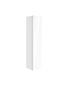 Keuco Edition 11 Art armoire haute 32551300400 40x180x36cm, 2000 -porte, charnières à gauche, finition satinée, verre, blanc