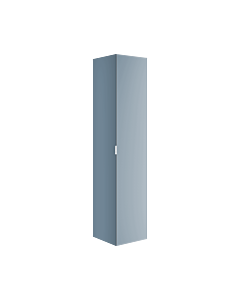 Keuco Edition 11 Art armoire haute 32552330400 40x180x36cm, 2000 -porte, charnière à droite, laque satinée, verre satiné, bleu satiné