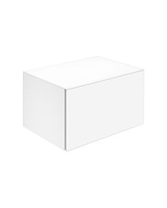 Keuco X-Line sideboard 33125970000 65x40x49cm, pull-out front, matt vulcanite coated decor, matt vulcanite glass