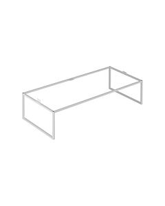 Keuco X-Line Bodengestell 33198970004 100x25,5x47cm, Dekor vulkanit matt beschichtet, Glas vulkanit matt