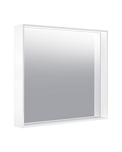 Keuco X-Line Lichtspiegel 33297302500, Weiß, 800x700x105mm, mit LED-Beleuchtung