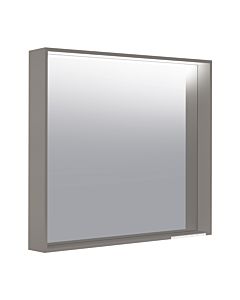 Keuco X-Line Lichtspiegel 33298292503 800x700x105mm, 52+33 Watt, inox, Spiegelheizung