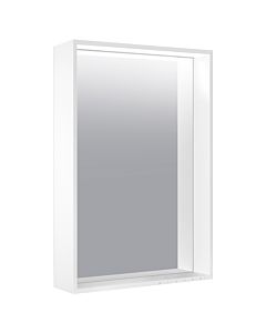 Keuco X-Line Lichtspiegel 33298301503 500x700x105mm, 26+27 Watt, weiß, Spiegelheizung