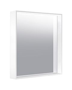 Keuco X-Line Lichtspiegel 33298302003 650x700x105mm, 41+30 Watt, weiß, Spiegelheizung