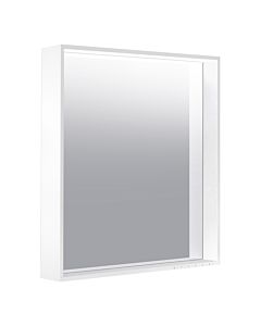 Keuco X-Line Lichtspiegel 33298112000, Anthrazit, 650x700x105mm, LED-Beleuchtung und Spiegelheizung