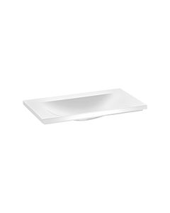 Keuco Royal Reflex Waschtisch 34061318000  80 x 3 x 49 cm, weiss, ohne Hahnloch und Überlauf