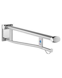 Keuco WC Stützklappgriff Plan Care 34903012838 850 mm, links, verchromt/lichtgrau, mit Funk