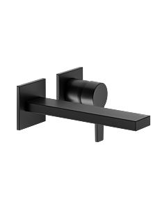 Keuco Edition 11 basin mixer 51116370200 matt black, projection 219 mm, concealed installation
