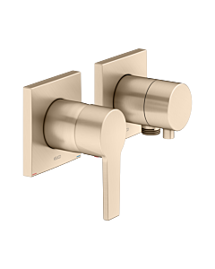 Keuco Edition 11 shower fitting 51151031122 brushed bronze, 2 Verbraucher , concealed installation, with wall connection bend