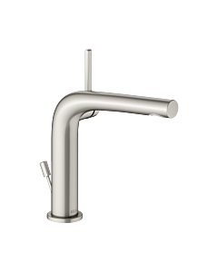Keuco Edition 400 basin mixer 51502050000 projection 153mm, with pop-up waste, brushed nickel