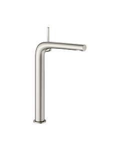 Keuco Edition 400 basin mixer 51502050103 projection 183mm, without pop-up waste, brushed nickel