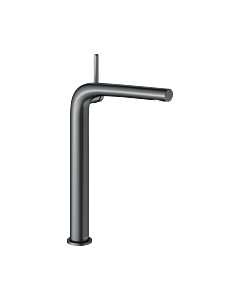 Keuco Edition 400 basin mixer 51502130103 projection 183mm, without pop-up waste, brushed black chrome