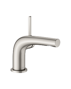 Keuco Edition 400 Waschtischarmatur 51504050100 Ausladung 115mm, ohne Ablaufgarnitur, Nickel gebürstet