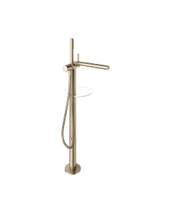 Keuco Edition 400 bath mixer 51527030100 brushed bronze, for free-standing installation