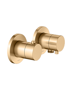 KEUCO Edition 400 kit de raccords de thermostat 51553251121 pour 2 Verbraucher , avec raccord de tuyau, finition inox