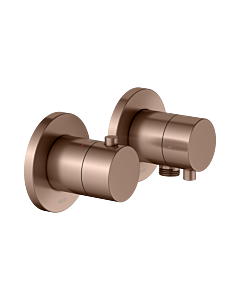 KEUCO Edition 400 kit de raccords de thermostat 51553291121 pour 2 Verbraucher , avec raccord de tuyau, finition inox