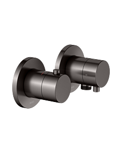 KEUCO Edition 400 kit de raccords de thermostat 51553351121 pour 2 Verbraucher , avec raccord de tuyau, finition inox