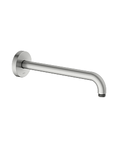 Bras de douche KEUCO Universal 51688210300 saillie 300 mm, finition inox, raccordement mural, rosace ronde