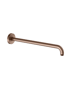 KEUCO Universal shower arm 51688290400 projection 450 mm, brushed rose gold, wall connection, round rosette