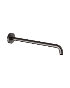 KEUCO Universal shower arm 51688350400 projection 450 mm, titanium black brushed, wall connection, round rosette