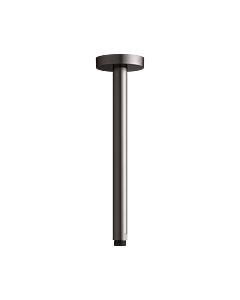 KEUCO Universal Brausearm 51689350300 Ausladung 300 mm, titanschwarz gebürstet, Deckenanschluss, Rosette rund