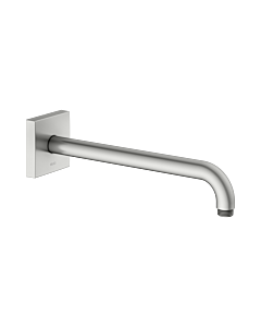 KEUCO Universal shower arm 53088210302 projection 300 mm, stainless steel finish, wall connection, square rosette
