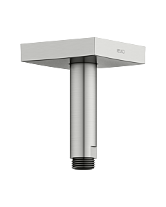 KEUCO Universal shower arm 53089210102 projection 100 mm, stainless steel finish, ceiling connection, square rosette