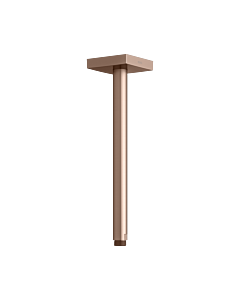 KEUCO Universal shower arm 53089290302 projection 300 mm, brushed rose gold, ceiling connection, square rosette